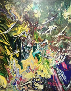 SENSACIONES (ABSTRACTO), OCTAVIO URBINA ÁVAREZ
